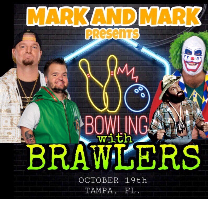 markandmark316's tweet photo. Add @wwehornswoggle to the list of superstars who will be at #BowlingwithBrawlers Hurry and get your tickets before theyβre gone! https://t.co/S7YdMtgPxL #MarkandMark #Tampaevents https://t.co/ROz6LtUGWw