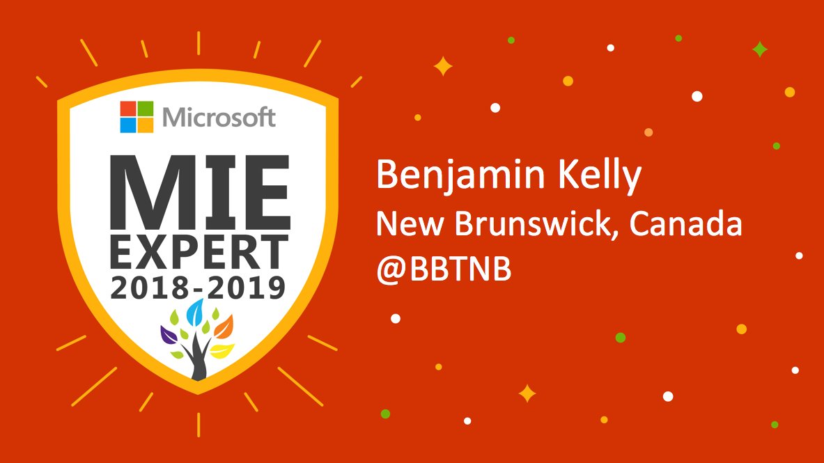 Thank you so much <a href="/LiaDeCicco/">Lia DeCicco</a> <a href="/evepsalti/">Eve Psalti</a> <a href="/sdelafosse/">Sonja Delafosse</a> and <a href="/AnthonySalcito/">Anthony Salcito</a>. I look forward to using #MicrosoftEDU #EdTech again in new an exciting ways this year! This is an incredible team and program! All teachers should be Microsoft Innovative Educators! #MIEExpert #NBED