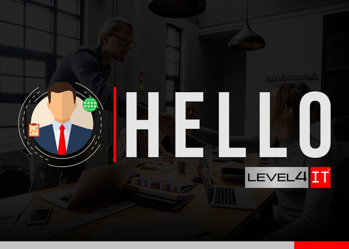 Level4It's tweet image. Concerned about your IT Security, CyberSecurity, and Data Protection?
Let #Level4IT help you! Learn more about us now: qoo.ly/rircq
