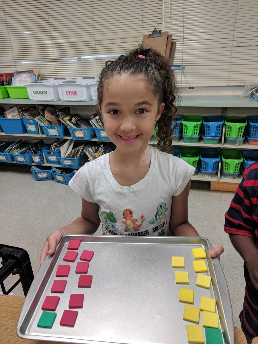 MrsTAndersen's tweet photo. My 3rd graders rocked the open ended math problem I presented today...a great way to intoduce them to equal groups!  They were so excited and engaged! @HCPSSummerfield @HCPSArea5 #WeClimbTogether https://t.co/oKCyUEJhU8