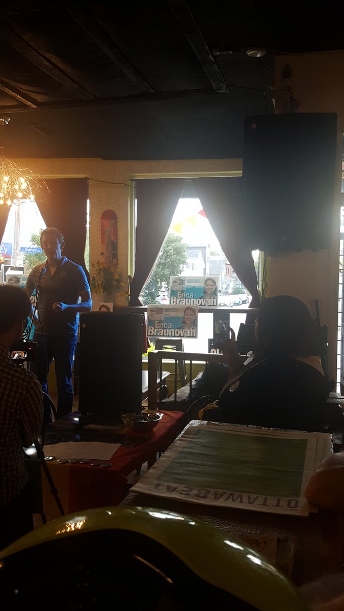 braunovan's tweet photo. Thanks to @JoelHardenONDP for speaking at the @EricaBraunovan campaign launch #goerica https://t.co/BwSvCfy0F3