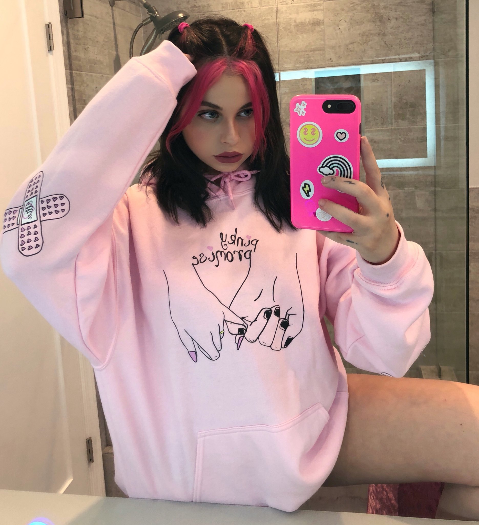 Pinky promise hoodie hotsell