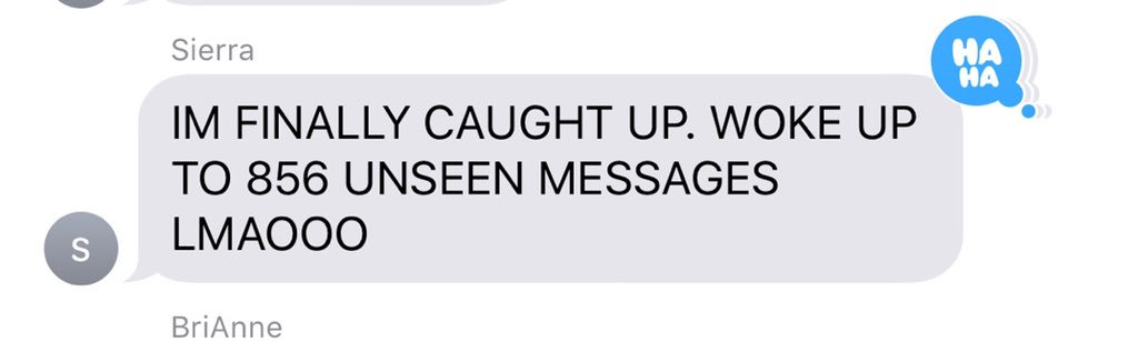 brookieleighbee's tweet photo. Lol sorry @cc_drunk 😂 #groupchatproblems https://t.co/epMkpsM99Y