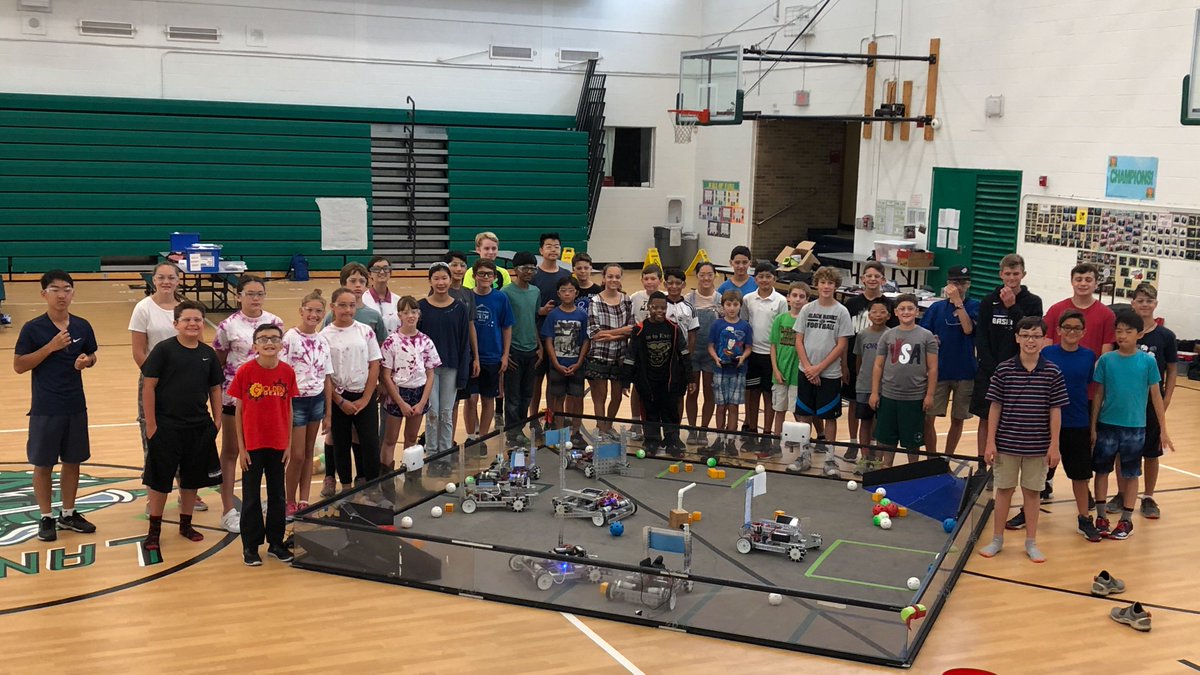41 kids. 8 robots. 5 days.
That’s our 3rd annual FTC Robotics camp. An entire FTC season experience, including #morethanrobots, condensed in one week to get our rookie kids ready. PM us on how it’s done. <a href="/FIRSTweets/">FIRST</a> <a href="/FTCTeams/">FIRST Tech Challenge</a>