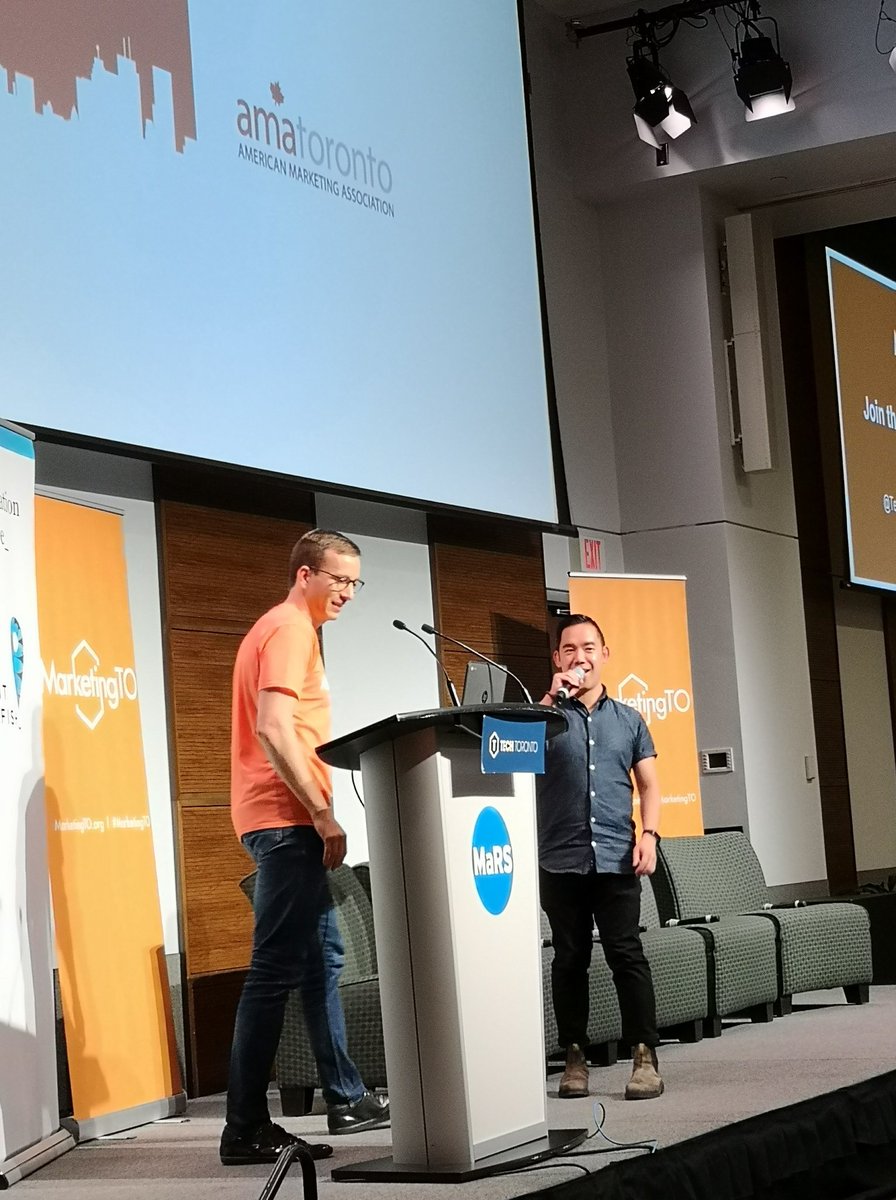 Our very own <a href="/mjmchong/">Matt Chong</a> speaks on the community mic at <a href="/TechTorontoOrg/">TechTorontoOrg</a>'s #MarketingTO event. Thank you to the #TechTO community for giving us the opportunity to present!