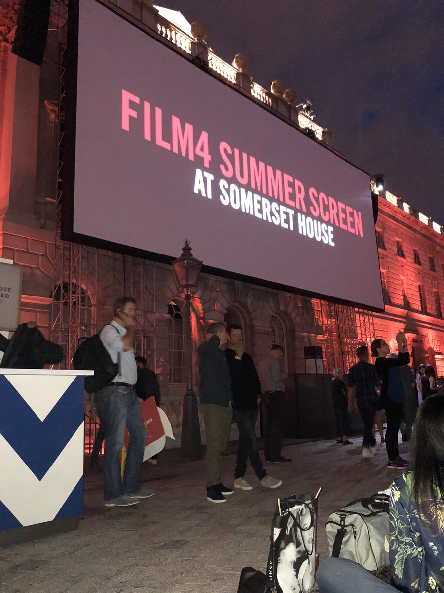 Are you in or are you out? This lot all in.  #AmericanAnimals uk premiere at Somerset house. Go see it.  Congratulations @BartfromRaw @dimitriRAW and all  @RawTVLtd