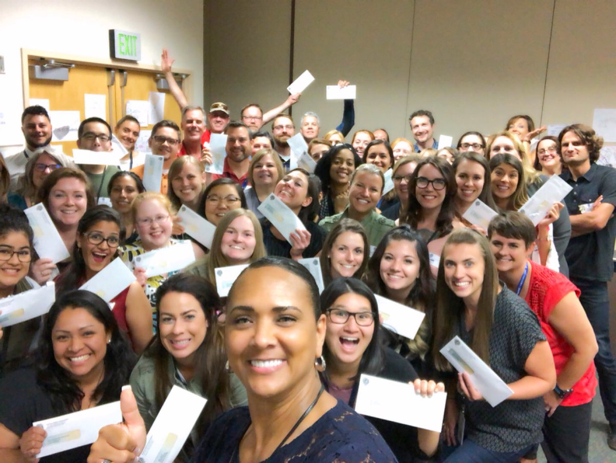 For the last two day #TeamGBSD has been training our newest #SUPERHEROES who will GUIDE/LIFT/ INSPIRE/&amp; SPARK a LOVE FOR LEARNING in many young scholars with their #NewTeacherMagic✨The FUTURE of the world is in our classroom. 🙌🏼 #BuildGBSD #PayDay #CapesNotNecessary #WeGotThis