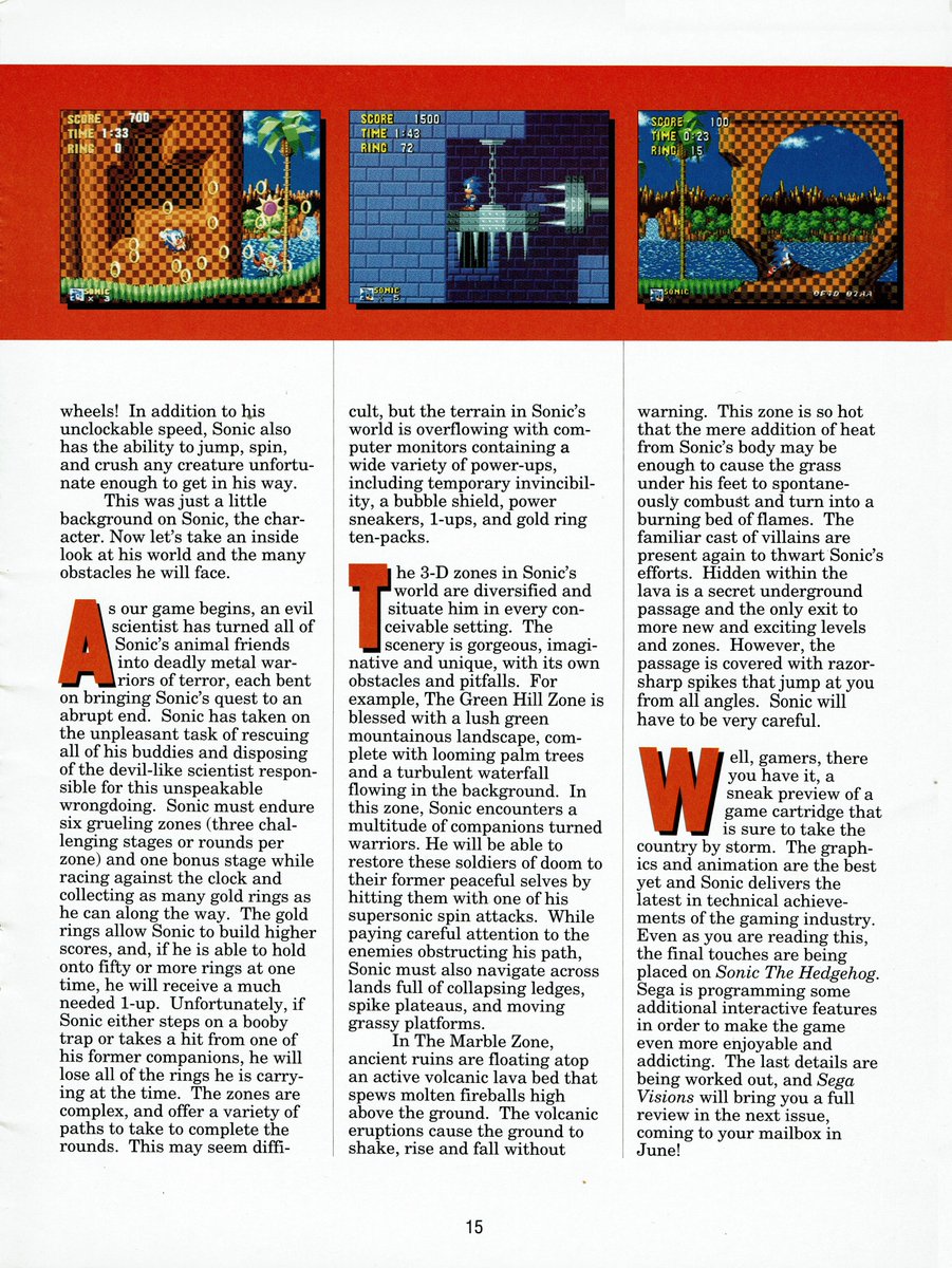 Magazine Sega Megadrive Fan Revue - Japon Import - Avril 1991 (04/91) - Bon état