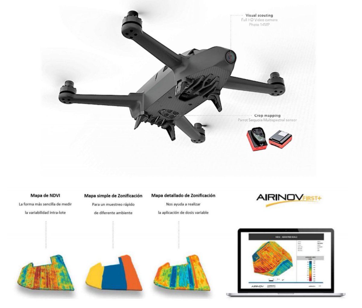HYoungGEO's tweet photo. @geosistemassrl lanza al mercado el drone de inspección para el sector agropecuario #parrotBluegrass Drone multirrotor con cámara frontal full HD y cámara SEQUOIA multiespectral. Monitorear la salud de nuestros cultivos, Zonificación y Prescripción al instante. https://t.co/ui5DuRf8JI