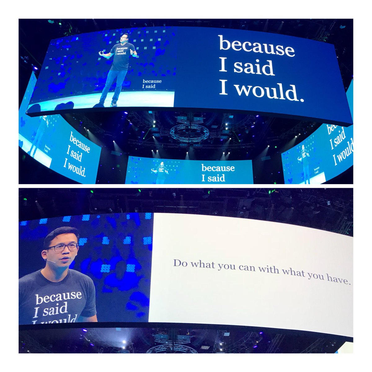 ta_melanie's tweet photo. Promises represent who you are as a human being - your integrity, your word.  #CiscoGSX #becauseisaidiwould https://t.co/yAUivS8now
