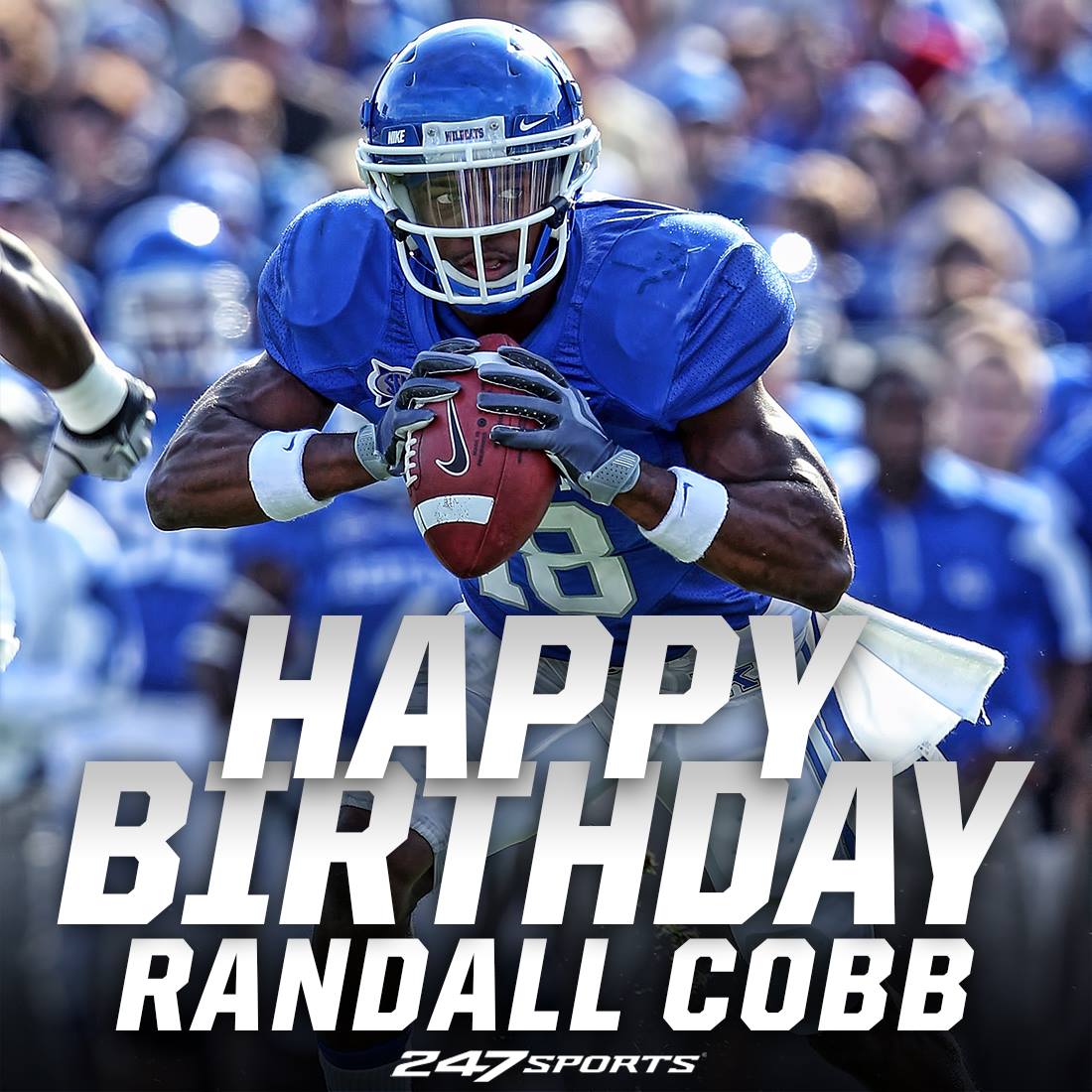 Happy birthday, Randall Cobb! One of the best to ever do it at Kentucky. 