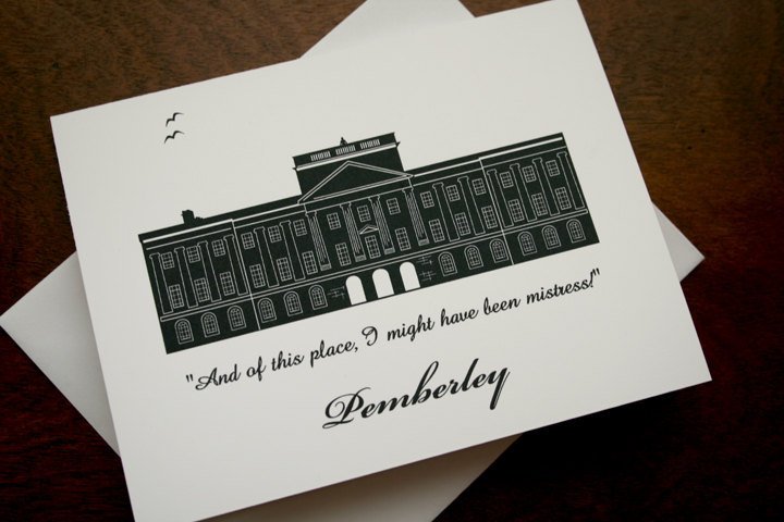 The Pemberley Note card holds a beautiful aesthetic!

Go Check it Out -

 PEM002 etsy.me/2LiBWnR #papergoods #janeausten #pemberley #prideandprejudice #janeaustenquote #blackandwhite #aesthetic #art #Notecard #etsy #etsyseller #literature #Quote