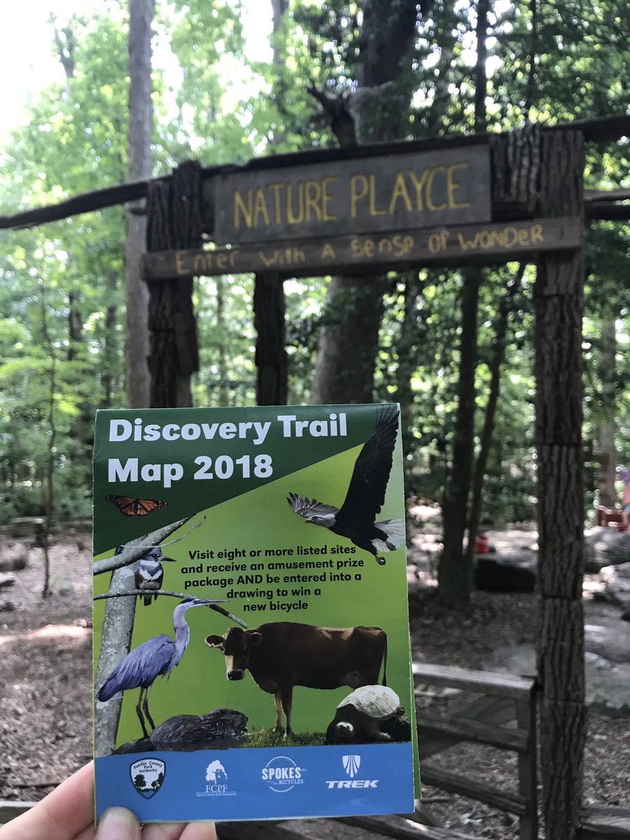 Collecting stickers for the discovery trail map is a great way to enjoy the @fairfaxparks. #FindYourPark #fairfaxcountyparks