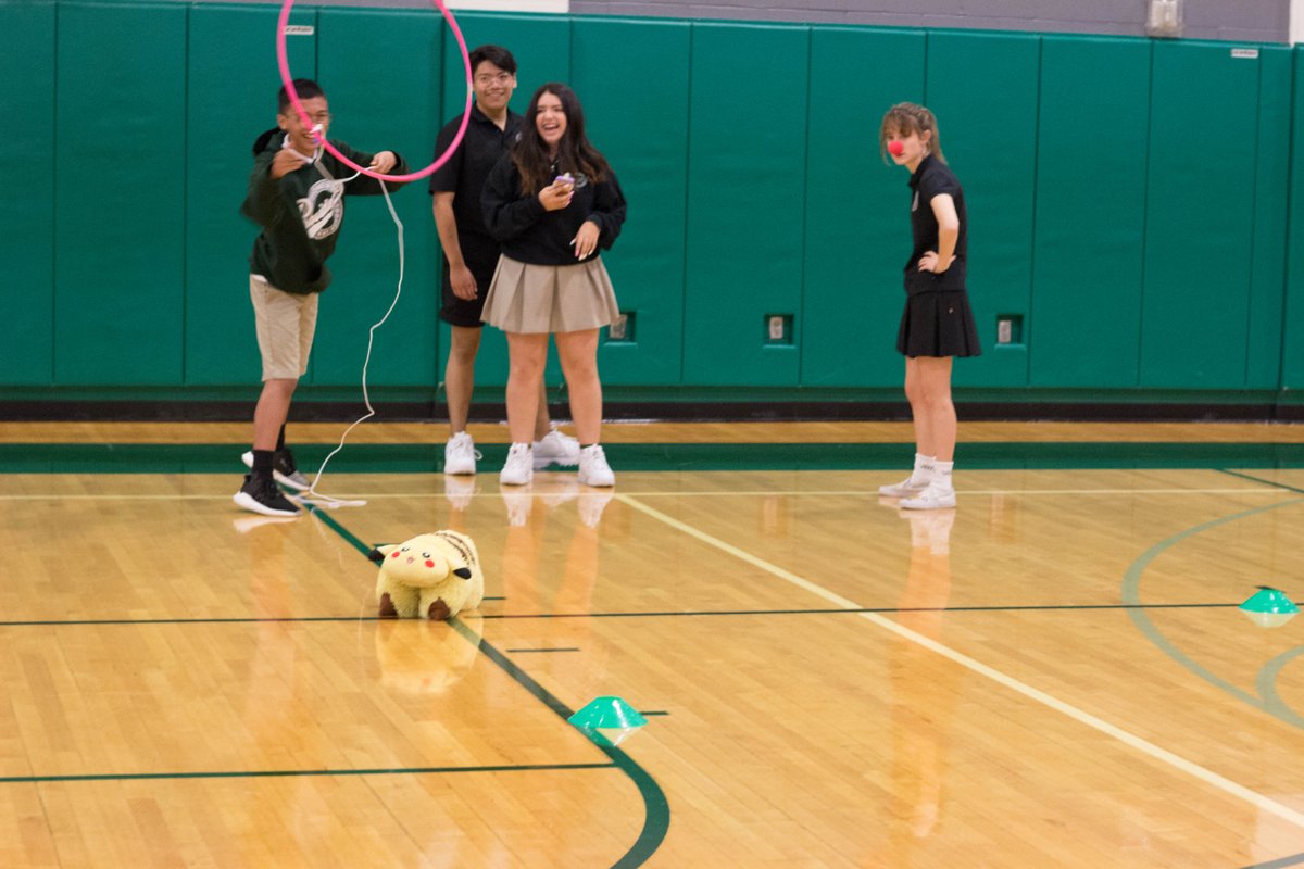 PHSburbank's tweet photo. Oh, what a circus! ASB held their first rally of the year! They welcomed students with a some inter-class competition, with the Junior class coming out as today's winner. #GoPioneers #PHSasb https://t.co/YOU1mjbfVJ
