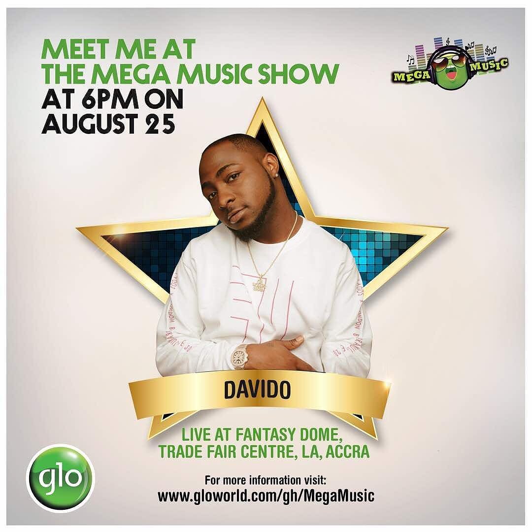 FantasyGhana's tweet photo. @davidoOfficial -  Aug 25 TH 🇬🇭 GHANA!!  - 
@fantasydomegh https://t.co/z7ylIrpfyy