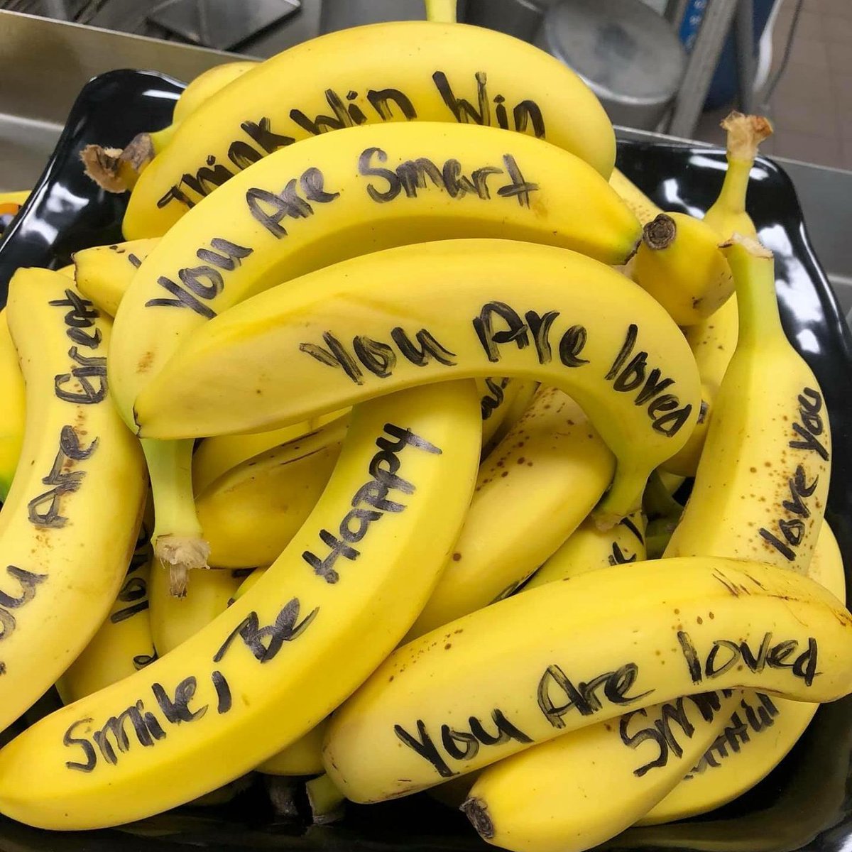 swainprincipal's tweet photo. Our cafe staff at East Swain Elementary sent messages to every student today the goal is for every one of "their kids" to feel loved. One of the greatest examples of #swainfamily I have seen. Thanks ladies. Proud to serve with you https://t.co/MzVhISoMsx