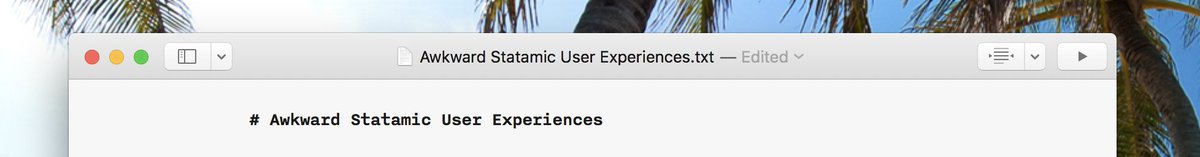 jackmcdade's tweet image. Working through the tough stuff for v3.

#statamic
