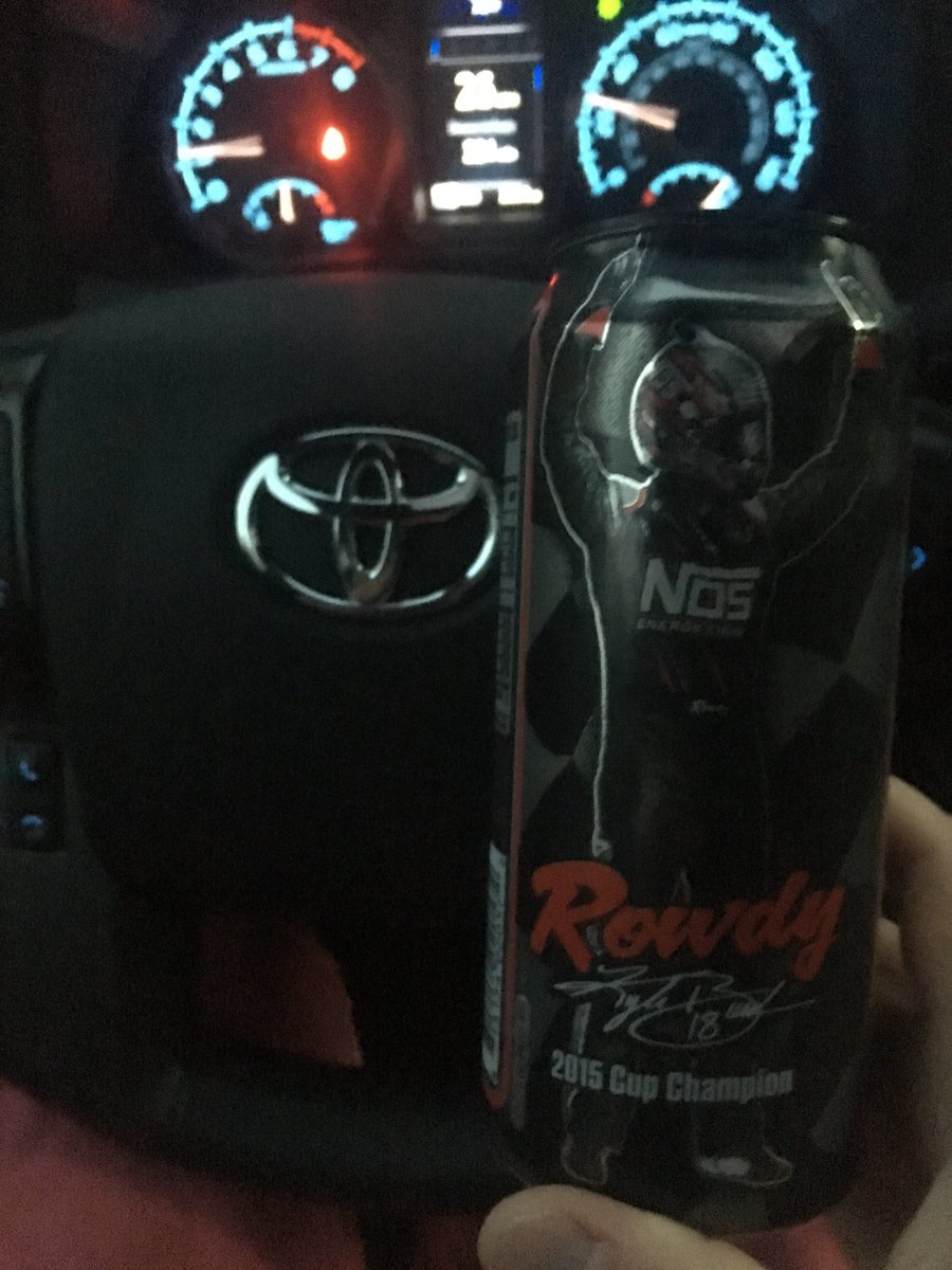page29's tweet photo. @KyleBusch #RowdyNation this is amazing! It’s almost like “I’m all jacked up on Mountain Dew” only i I feel a little rowdy-er. https://t.co/ouGapOswOl