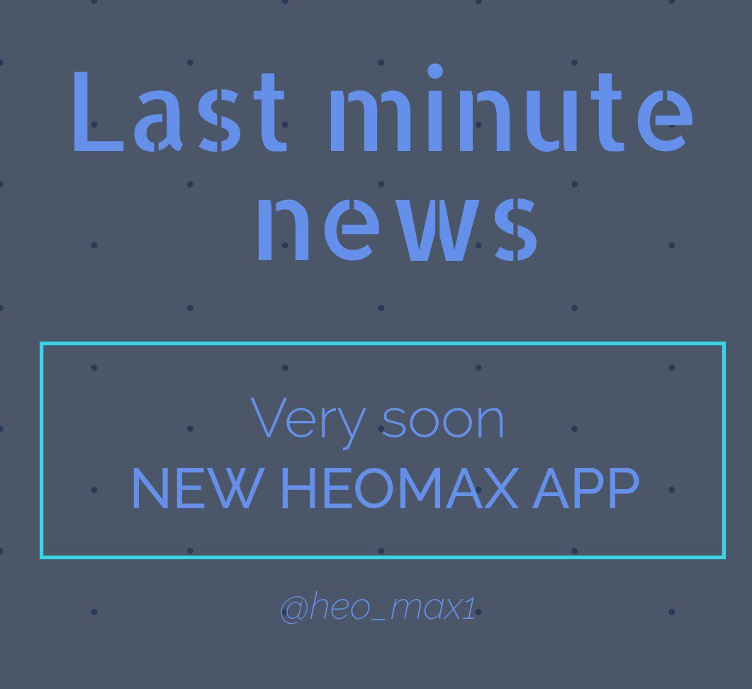 HEOMAX1's tweet photo. Just a few days! Pay attention to our social networks 

#heomax #heom #news #app #altcoins #bitcoin https://t.co/iokqbNU8Ty