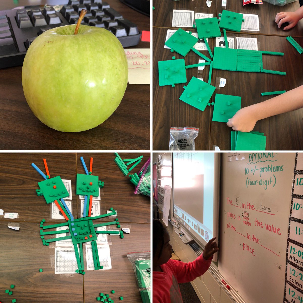 kashberger's tweet photo. I have spent the past eight days in the classroom. I’ll admit it hasn’t been easy but these kids that I have make it possible each day!! I’ll miss working with them daily once I get back to coaching! #lovethem #mathrobots #applefortheteacher https://t.co/YJ2xo9LJGt