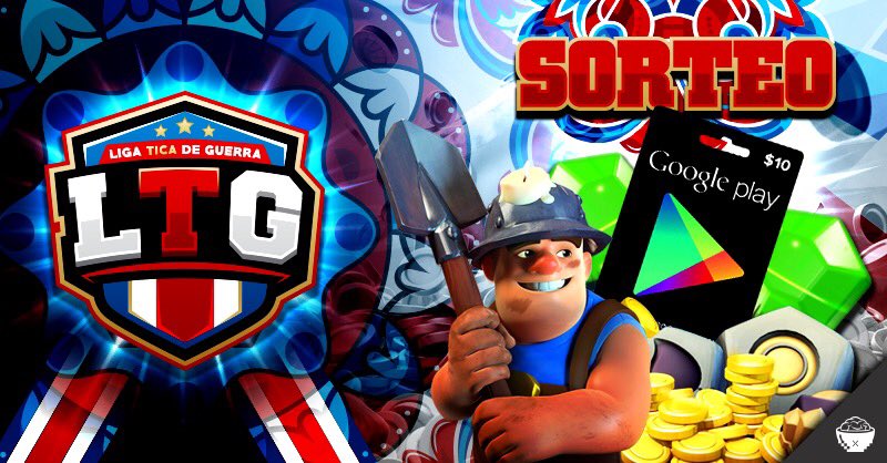 LTGCOC's tweet image. Hoy queremos compartir y celebrar con nuestros seguidores la Primera Edición de la Liga Tica de Guerra, sorteando una tarjeta de regalo de $10 de Google Play.

Estos son los requisitos:

- Seguir @LTGCOC
- Dar RT al Tweet

#VamosTicos #PuraVida 🇨🇷🤙🏽
