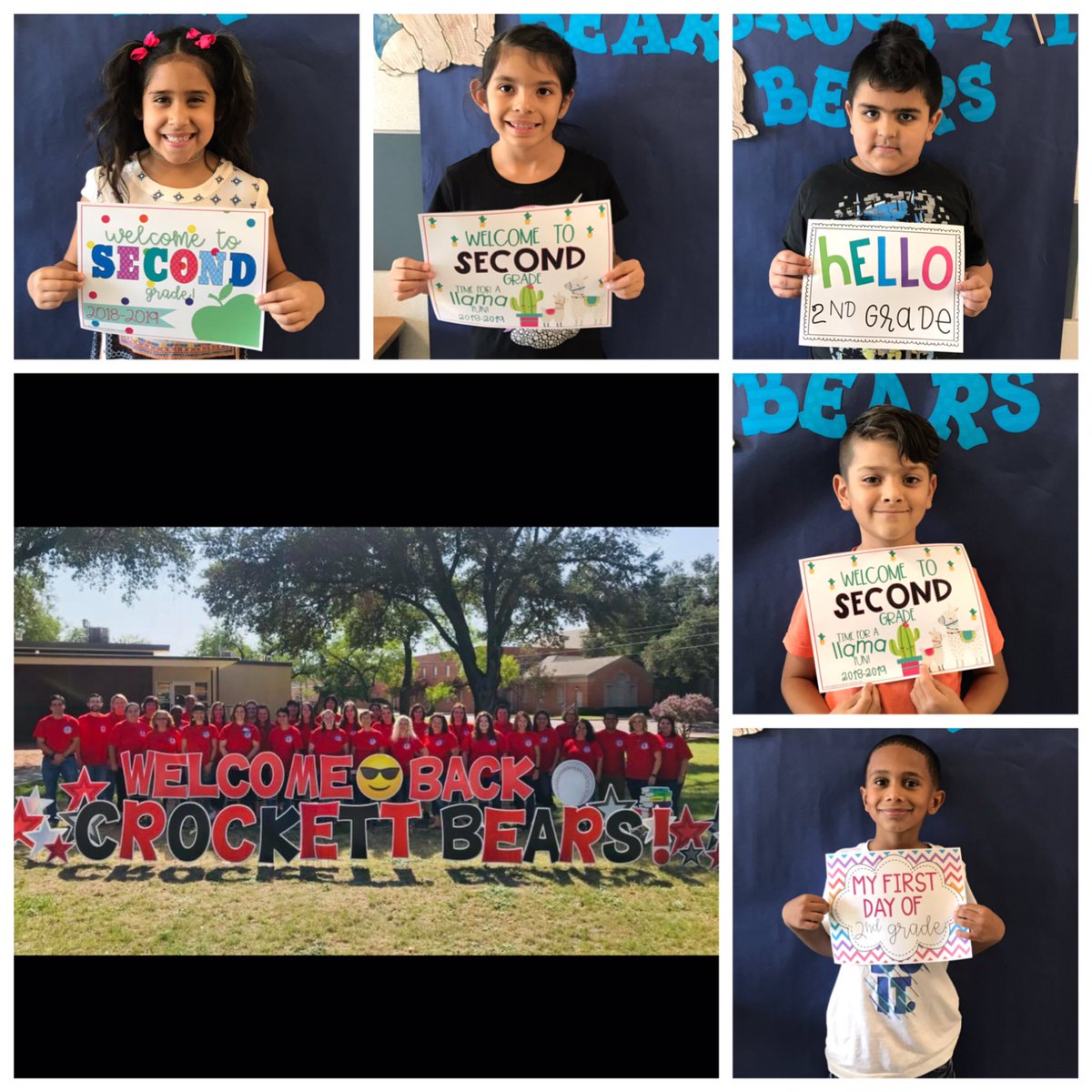 2nd grade bear cubs 🐻 @crockettelemsa #1stDaySAISD