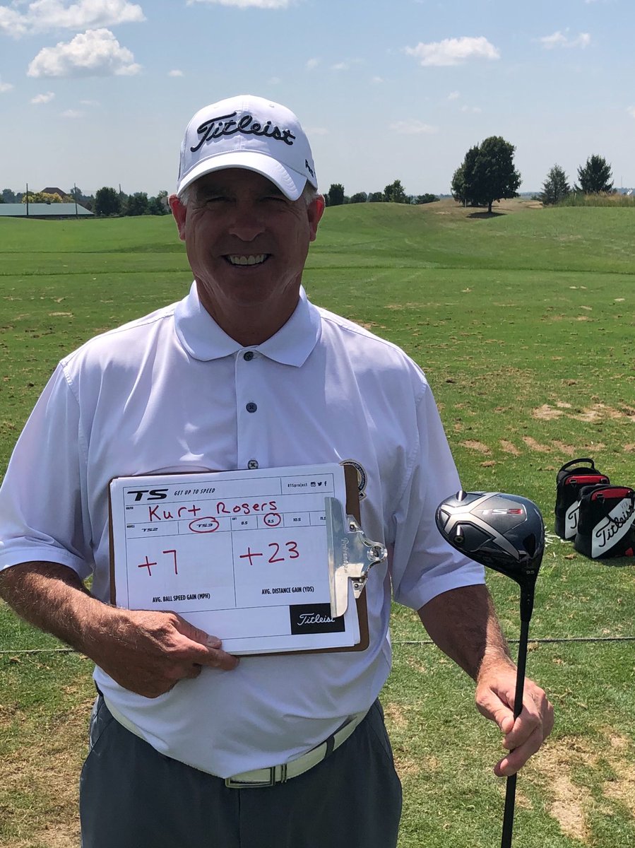 The new TS drivers from Titleist are fantastic. Thanks Titleist these things are hot! Can’t wait to take it to the Senior PGA Club Pro Championship in October!