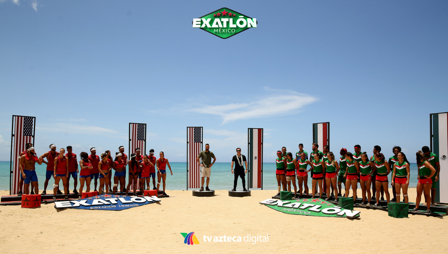 ExatlonMx's tweet photo. ¡Que esto empiece! @ExatlonMx VS @ExatlonTVEEUU ---> https://t.co/CHG8b8hzlm 

#HoyGanaMéxico 🇲🇽 💪 https://t.co/Cq5he9mmc7