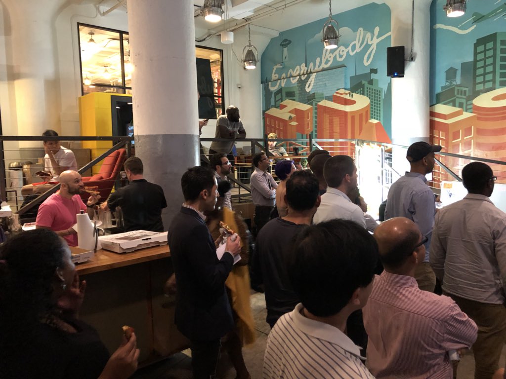 MotivLab's tweet photo. It’s great to be in New York meeting startup founders at @techstars Meet and Greet event hosted by @wework #soho #nyc #startups #networking https://t.co/T72hghk1Dc