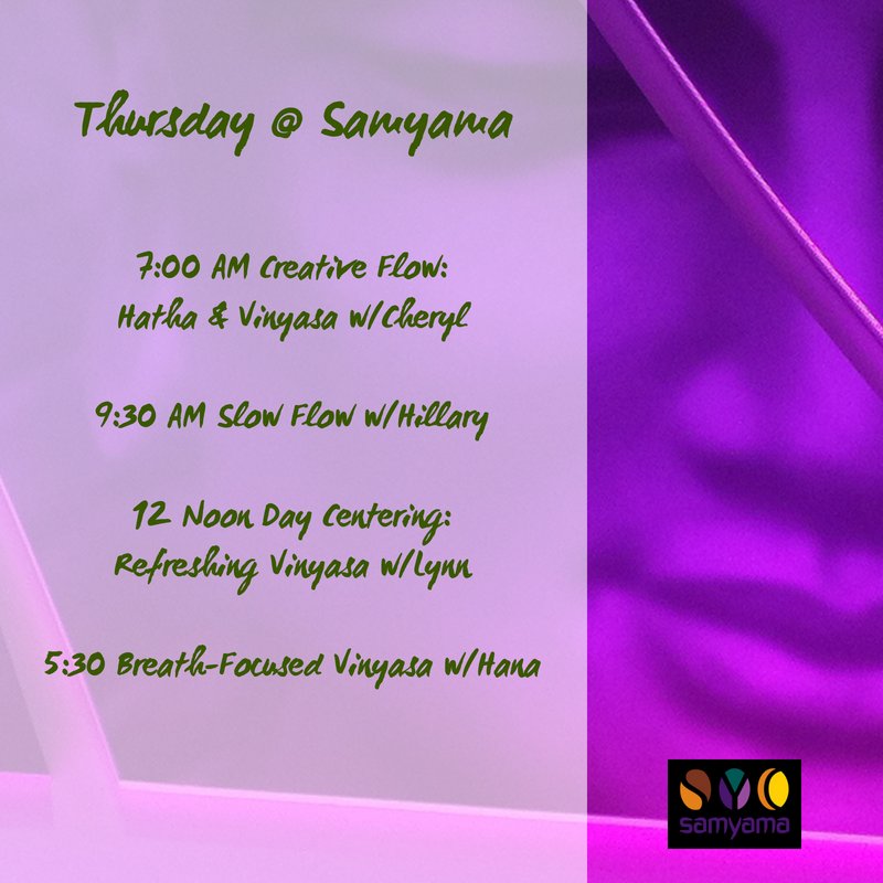 SamyamaYogaCent's tweet image. #yogaeverydamnday #firstclassfree