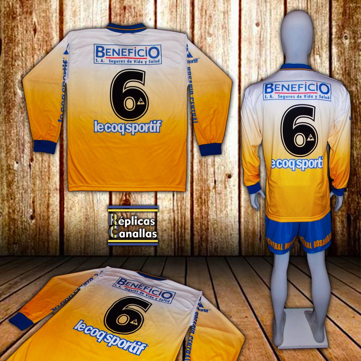 RepliCanallas's tweet photo. 👕 Camiseta amarilla y blanca en degradé.
🇺🇦 Modelo Oficial usado en 1995 y 1996. 
🏷 Talles M, L, XL, XXL
👉 Precio: $690.-
😃 Opcional: con el número 6 en felpa, como se usaba en la época, por $160.- más.
📦 Coordinamos y se retiran por zona norte ó se envían a domicilio. https://t.co/XwIGofs9mL