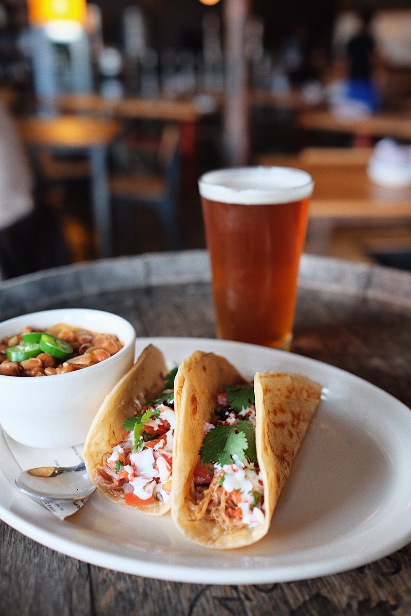 Smallbrewpub's tweet image. Taco Wednesday! Sure, we're a day late on this one but tacos are just as delicious on a Wednesday even if it's not hashtag-friendly. Come try our $10 pork carnitas taco plate! #smallbrewpub #tacos #dallaseats