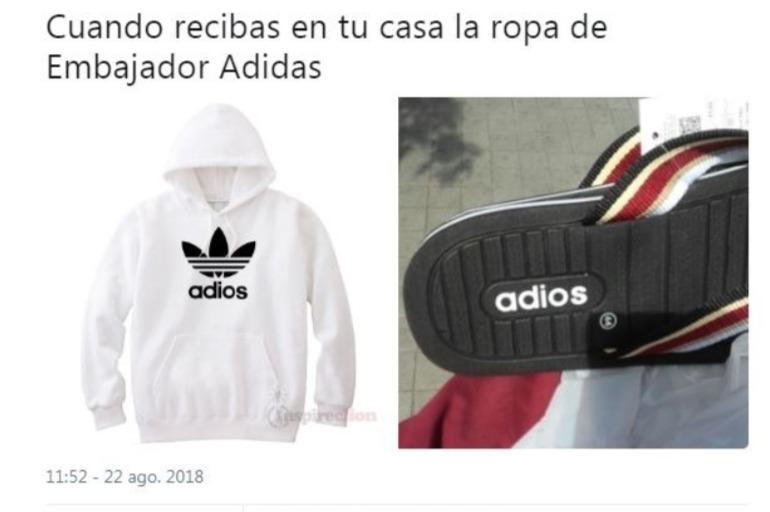 EL TIEMPO on Twitter: "¿Embajador Adidas? En redes se burlan de quienes cayeron en la estafa https://t.co/8TT9rm6lB5 https://t.co/XQExiDsKT9" /