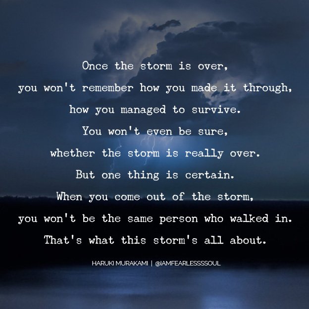 iamfearlesssoul's tweet photo. Do you agree?
Survive the storms of your life, and GROW through them. #FearlessSoul https://t.co/MaVoJHM5rs