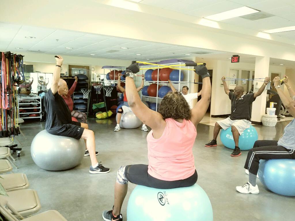 FarSECollab's tweet photo. #WellnessWednesday 🏋🏾♂️🧘🏾♂️ “To keep the body in good health is a duty...” The #CHSWC members showing us how to do it right! https://t.co/pjV31XdSVb