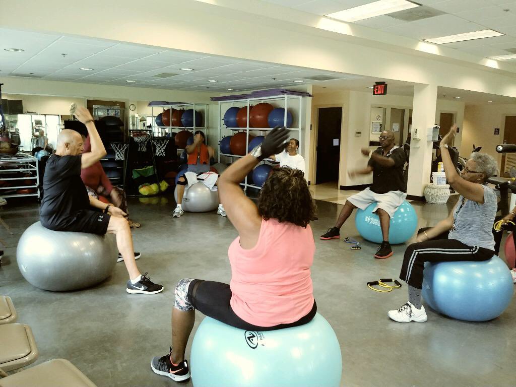 FarSECollab's tweet photo. #WellnessWednesday 🏋🏾♂️🧘🏾♂️ “To keep the body in good health is a duty...” The #CHSWC members showing us how to do it right! https://t.co/pjV31XdSVb