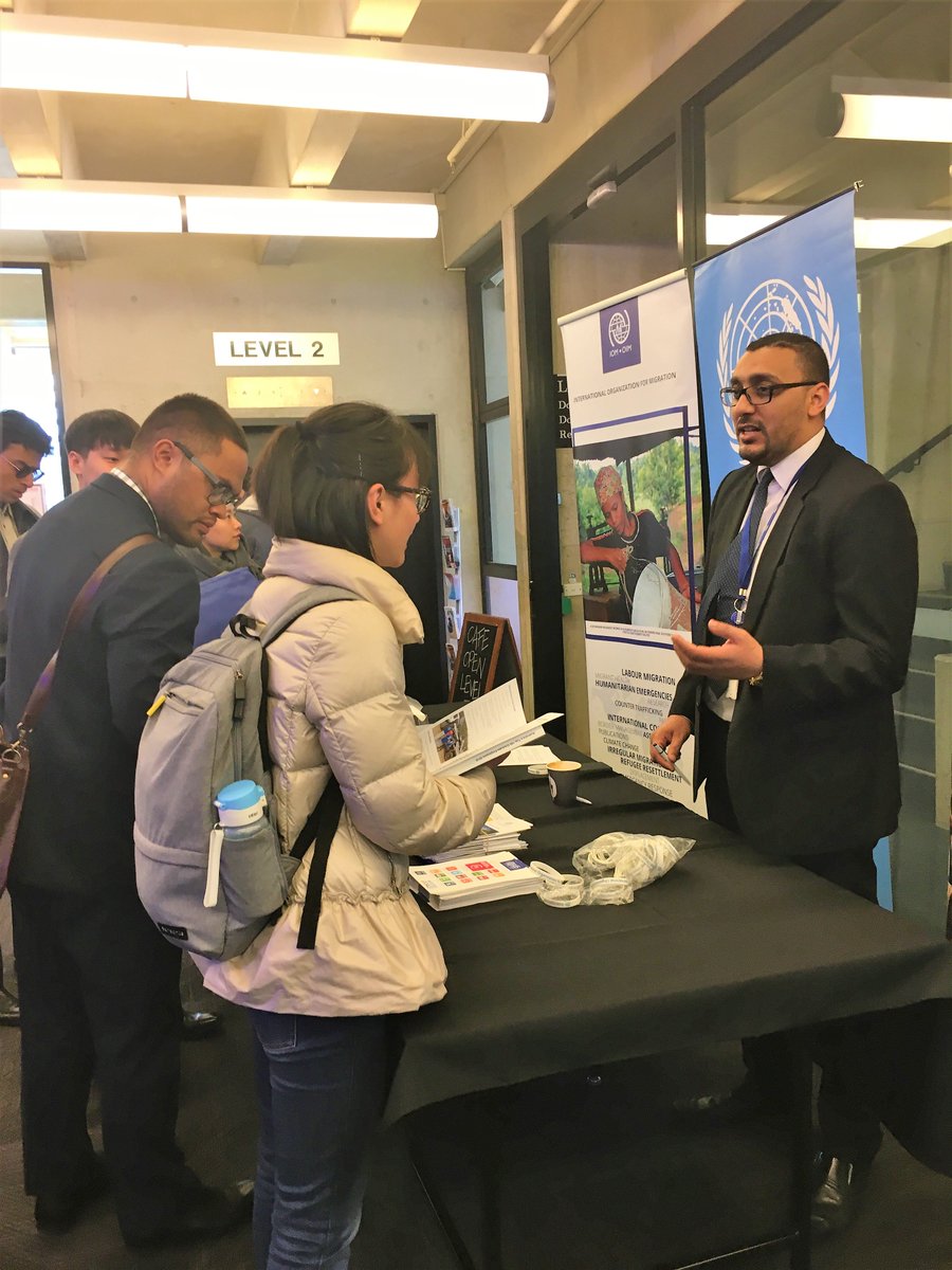 IOM - The UN Migration Agency is at the 'International in Focus' @AnuCareers event. Come and chat with us about a career in #migration at the at the ANU School of Music!