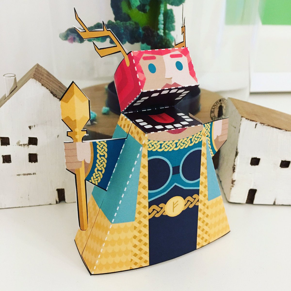artofkarthik's tweet photo. Frigga is the goddess of foreknowledge and wisdom in Norse mythology, most commonly associated with Friday, which was her day of worship. Part of my Kickstarter for Papercraft Norse Gods - https://t.co/fr3Sat0kva #illustration #mythology #Thor #papercraft #TGIF #Friday https://t.co/kwhCVHcoEA