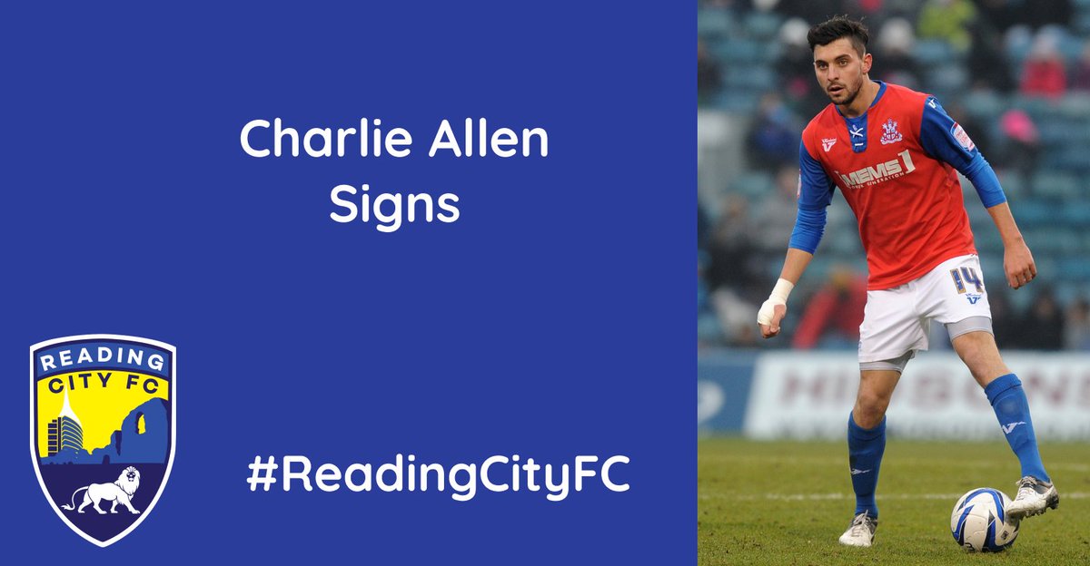 SIGNING | We are delighted to announce that Charlie Allen has signed with Reading City FC on a short term deal 🔥⚽ #ReadingCityFC