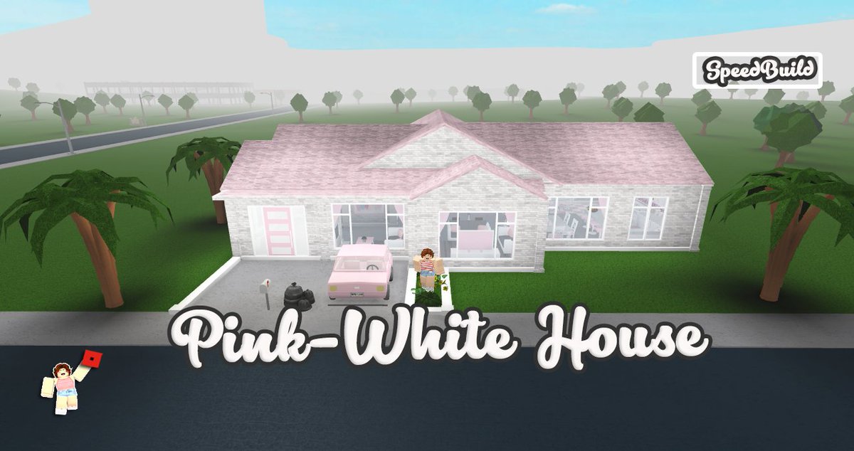 Angiepcaps On Twitter 1 Roblox Bloxburg Speedbuild Pink White House Https T Co Wivduifutb - roblox houses 1 story