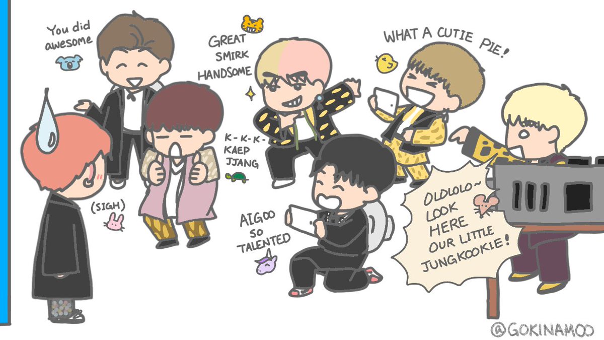 GokiNamoo's tweet photo. 👏👏👏 #doodle #IDOL 

#BTS @BTS_twt #JungkookMoms https://t.co/5m5rgK2HxQ