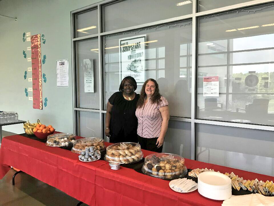 Over 135 <a href="/RolesvilleRams/">Rolesville HS</a> staff were spoiled today by the best <a href="/RHS_PTSA/">Rolesville HS PTSA</a> in town! <a href="/WCPSS/">Wake County Public School System</a>  &amp; <a href="/WCPSSHSTeam/">WCPSS HS Programs</a> check out how our parents kick it up a notch for Rolesville’s Brightest &amp; Finest 🍎🍏🍎