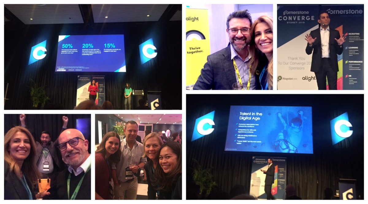 That’s a wrap! HUGE thank you to our clients, partners, speakers, vendors and #Cornerstars for making the 3rd annual #ConvergeSydney a huge success! See you in 2019!

 Cornerstone OnDemand #CSODLife #weloveourclients #weloveourpartners
