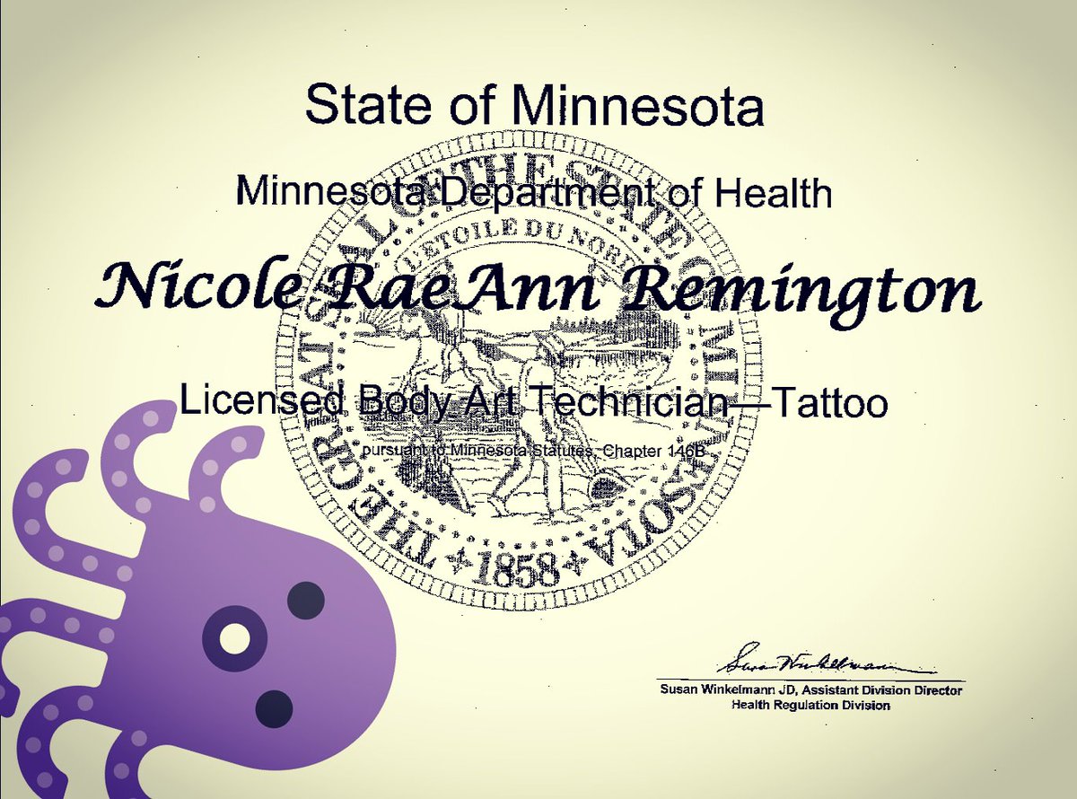 minnesota tattoo license requirements