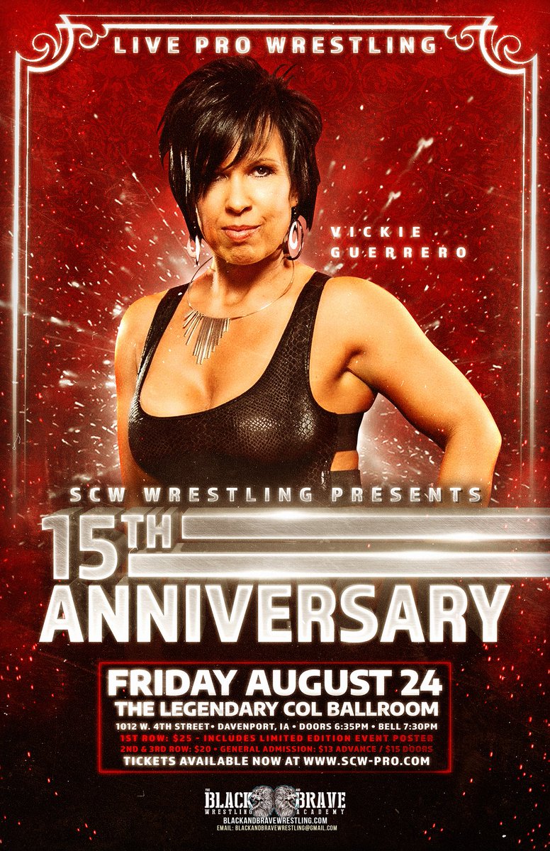 SCWPro's tweet photo. ***FRONT ROW HAS SOLD OUT***
And second & third rows are moving fast as well! If you'd like to guarantee you have the best seats for our 15th Anniversary Event on Friday, you must reserve your seats at https://t.co/Rb0wNSCFNX today!
DON'T WAIT! https://t.co/kpRORtdwUR