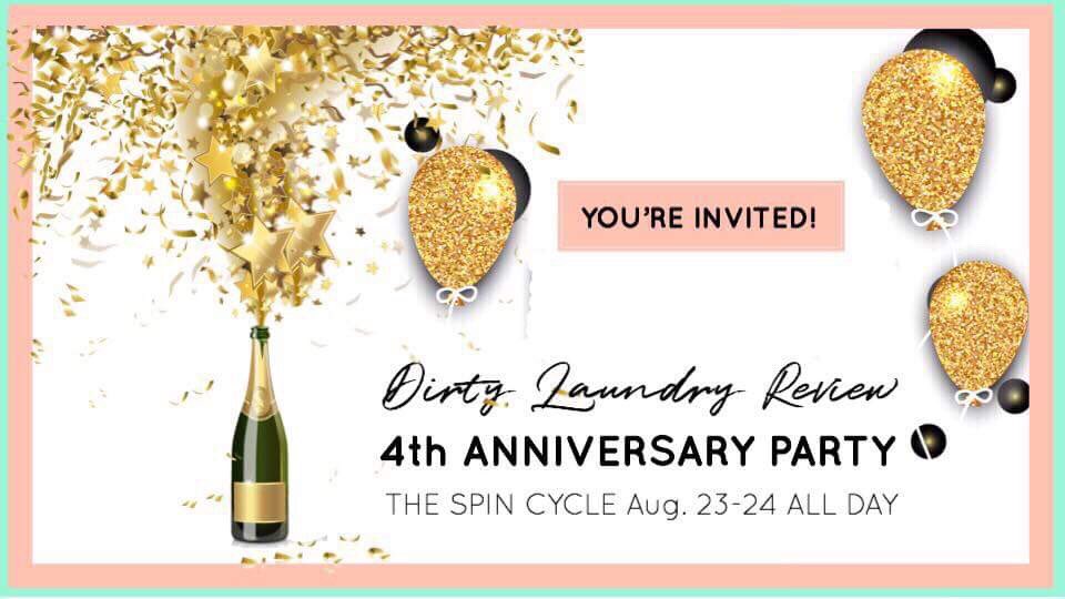 Dirty Laundry Review is turning 4 and we’re celebrating tomorrow and Friday in The Spin Cycle! There will be many authors popping in!
ALSO! I just posted a pre-party giveaway in there for a mystery SIGNED paperback! Three winners will be chosen! JOIN HERE: m.facebook.com/groups/1677821…