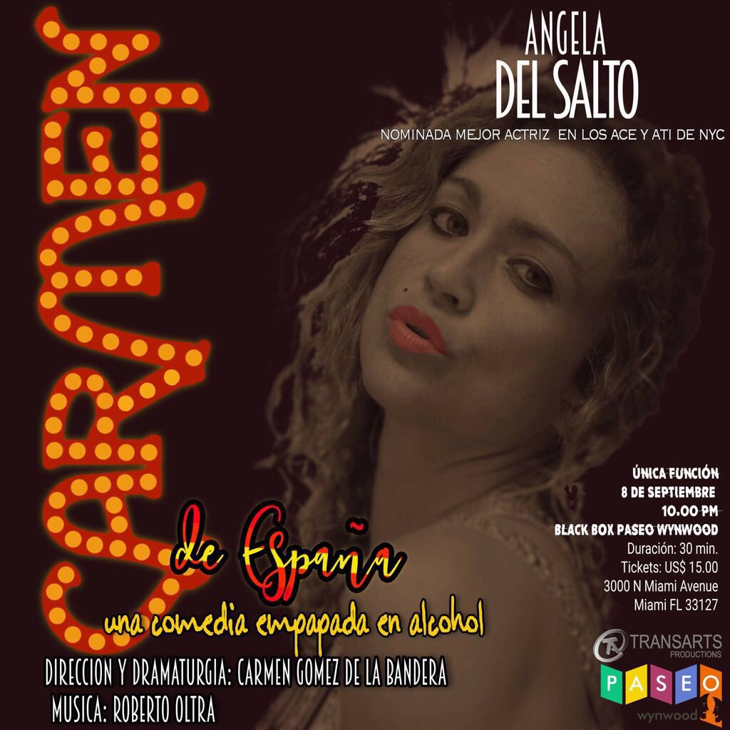 #CarmendeEspaña muy pronto en Paseo Wynwood, el nuevo #paseodelasartes en #Miami con la nominada a los #premiosATI y #premiosACE de #NYC #AngeladelSalto