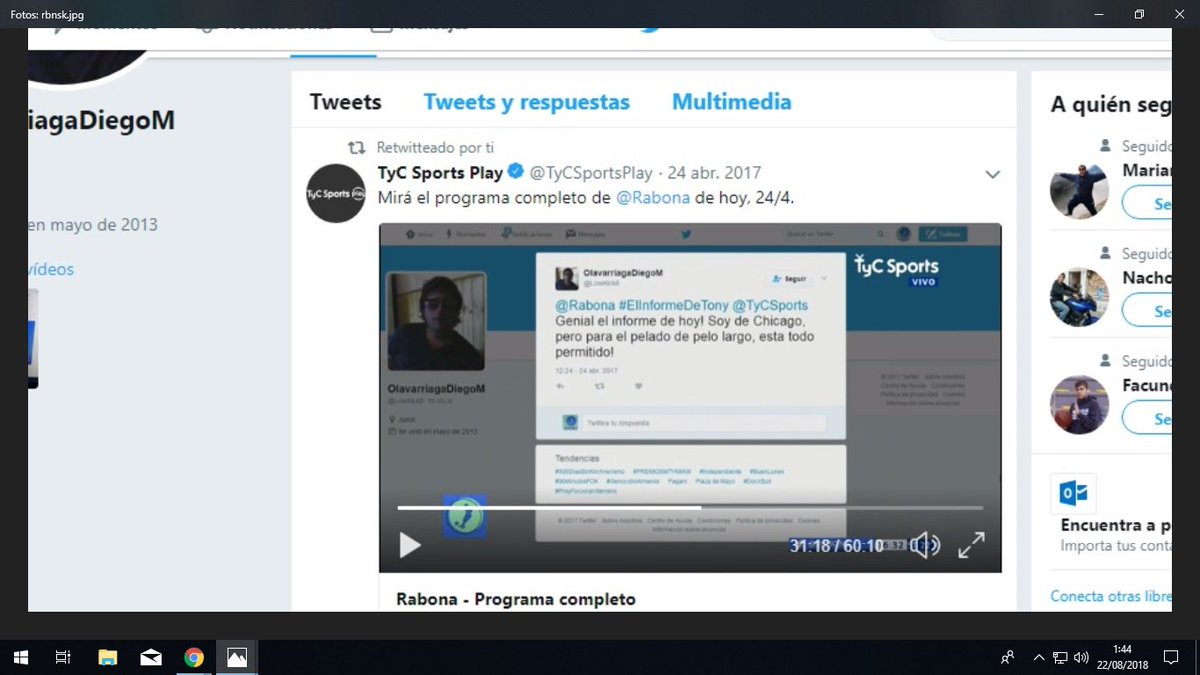 LowKick8's tweet photo. @Rabonushka #EscritorioEnTyC Si llegan a ganar un Tincho Fierro, esperemos que los perdedores no se aviven de pedir escritorio por su mala inclusion como periodistas.
Miren desde cuando pierdo una hora de mi vida viendo esta pedorrada de programa, manga de jeds! https://t.co/SZQX0lYzAA