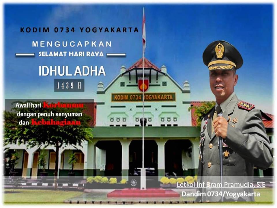 Mengucapkan  Selamat Hari Raya Idul Adha 1439 H