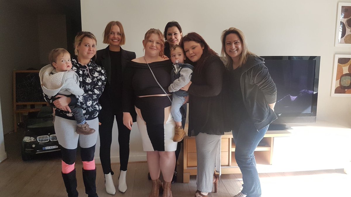 It was lovely to welcome the remarkable #LaraWorthington to our Young Parents home and Youth Resource Centre today to get a glimpse of the work we do with young mums and bubs escaping homelessness. #endingyouthhomelessness #youngparentsprogram @LaraBingleFans